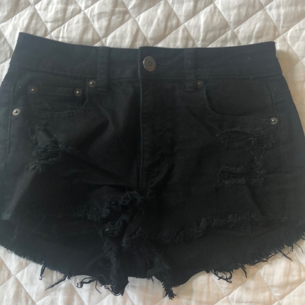 Denim shorts
